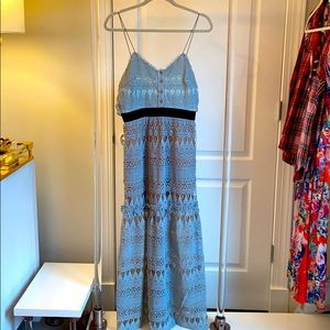 Self Portrait Signature Guipure Lace Dress